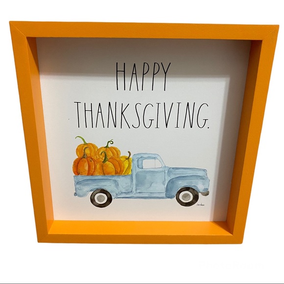 Rae Dunn HAPPY THANKSGIVING Sign- New!